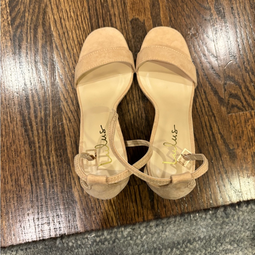 Women's Tan Ankle Strap Sandals